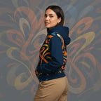 Women's Coral Canvas Hoodie (No.06)