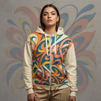 Women's Coral Canvas Hoodie (No.07)