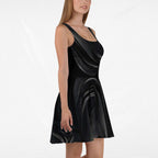 Women's Deep Black Skater Dress (No.09)
