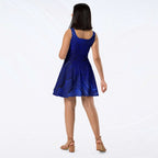 Women's Deep Blue Skater Dress (No.06)