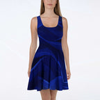 Women's Deep Blue Skater Dress (No.07)