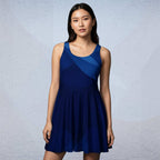 Women's Deep Blue Skater Dress (No.08)
