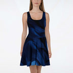 Women's Deep Blue Skater Dress