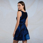 Women's Deep Blue Skater Dress