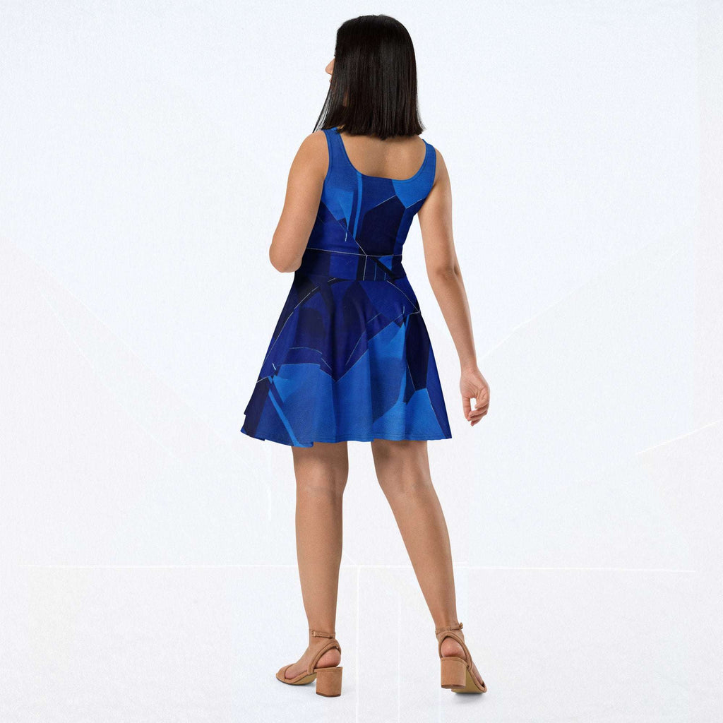 Women's Deep Indigo Skater Dress (No.04)