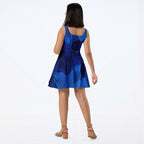 Women's Deep Indigo Skater Dress (No.04)