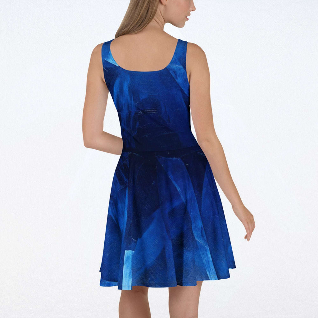 Women's Deep Indigo Skater Dress (No.05)