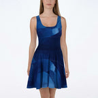 Women's Deep Indigo Skater Dress (No.07)