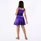 Women's Deep Violet Skater Dress (No.08)
