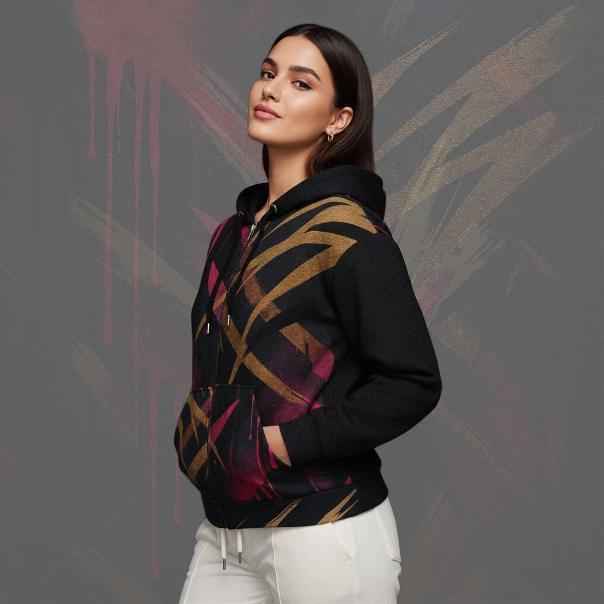 Women's Luxe Bar Hoodie (No.09)