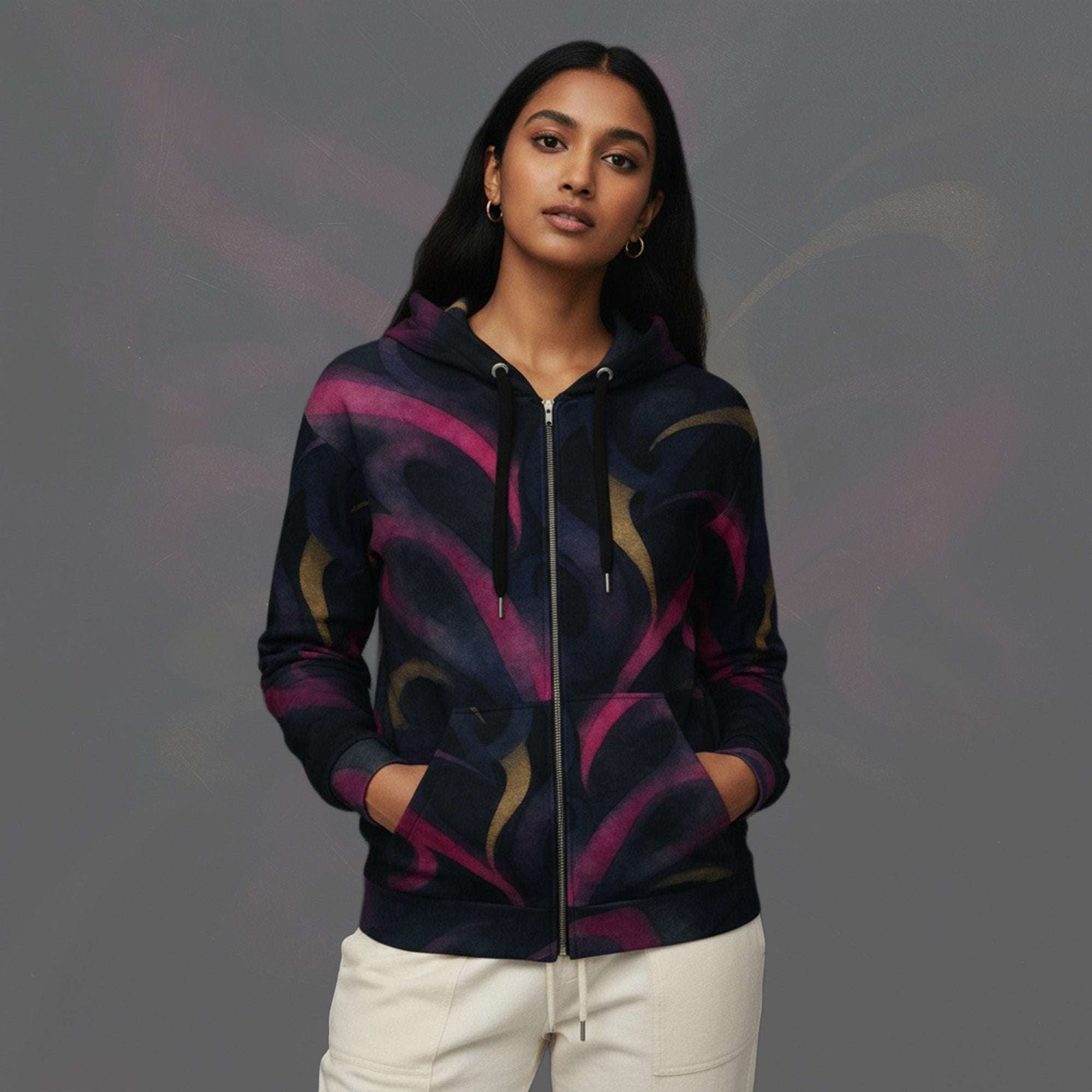 Women's Luxe Bar Hoodie (No.12)