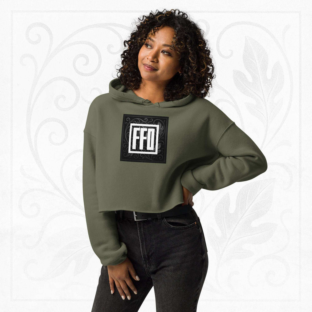 Women’s FrameEdge Crop Hoodie (No.02)