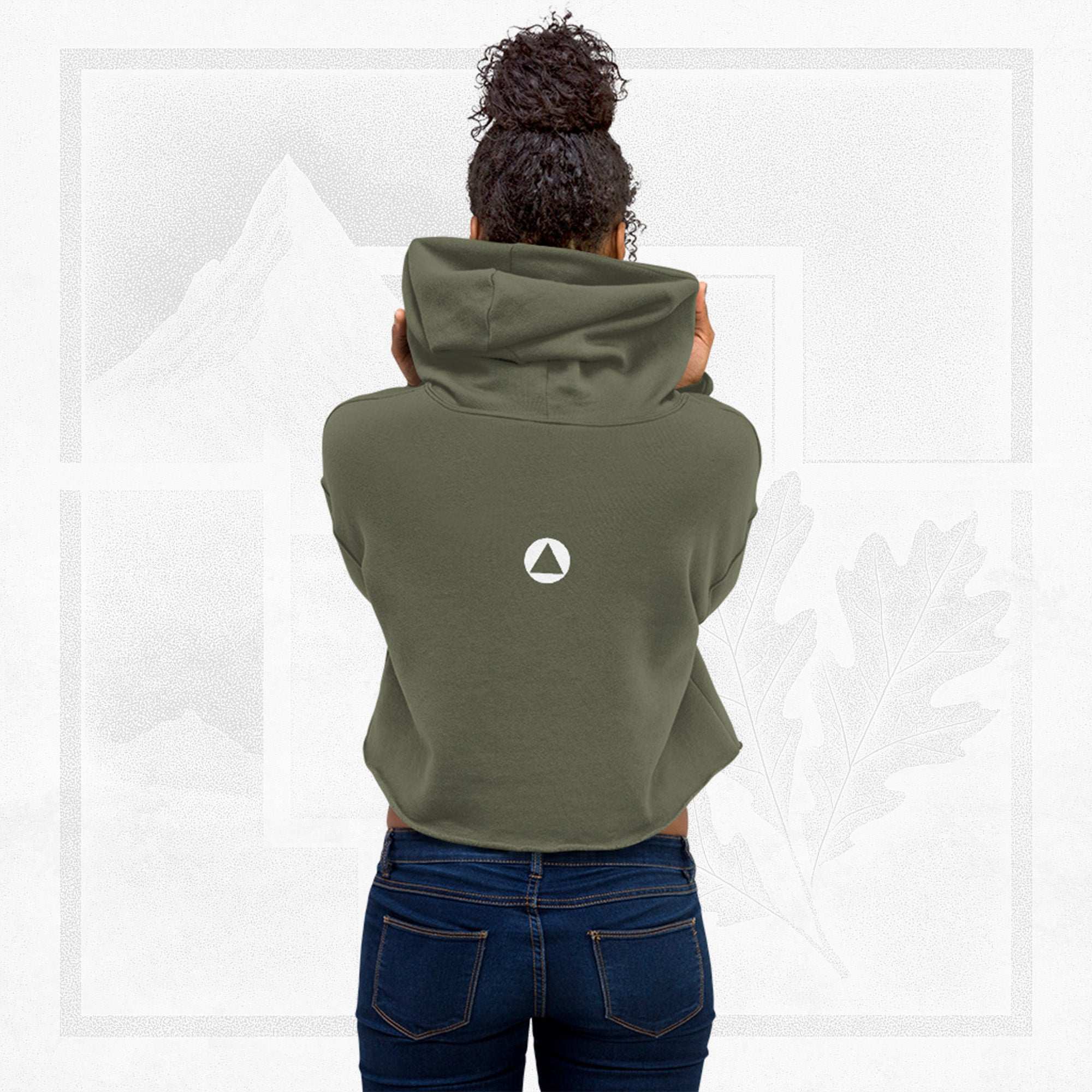 Women’s FrameEdge Crop Hoodie (No.06)