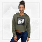 Women’s FrameEdge Crop Hoodie (No.06)