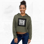 Women’s FrameEdge Crop Hoodie (No.09)