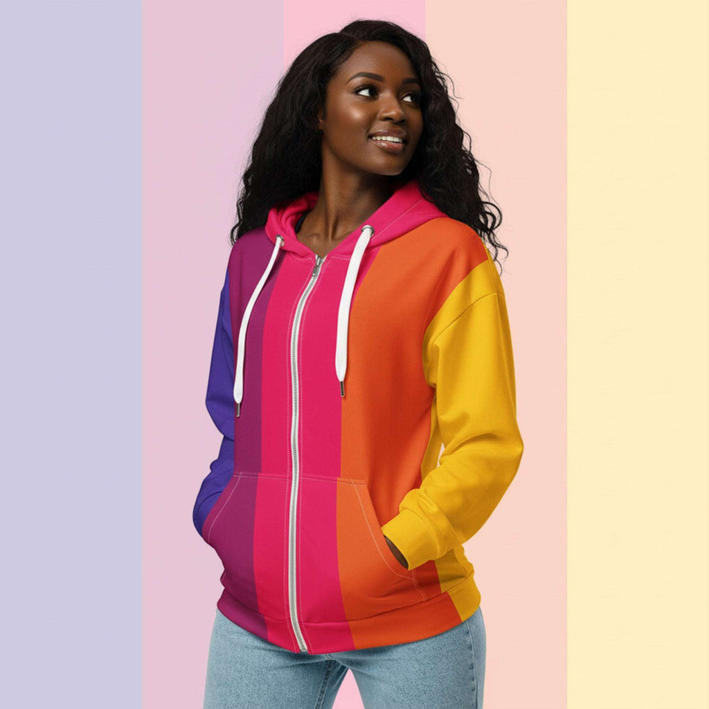 Women's Palette Strip Hoodie (No.02)