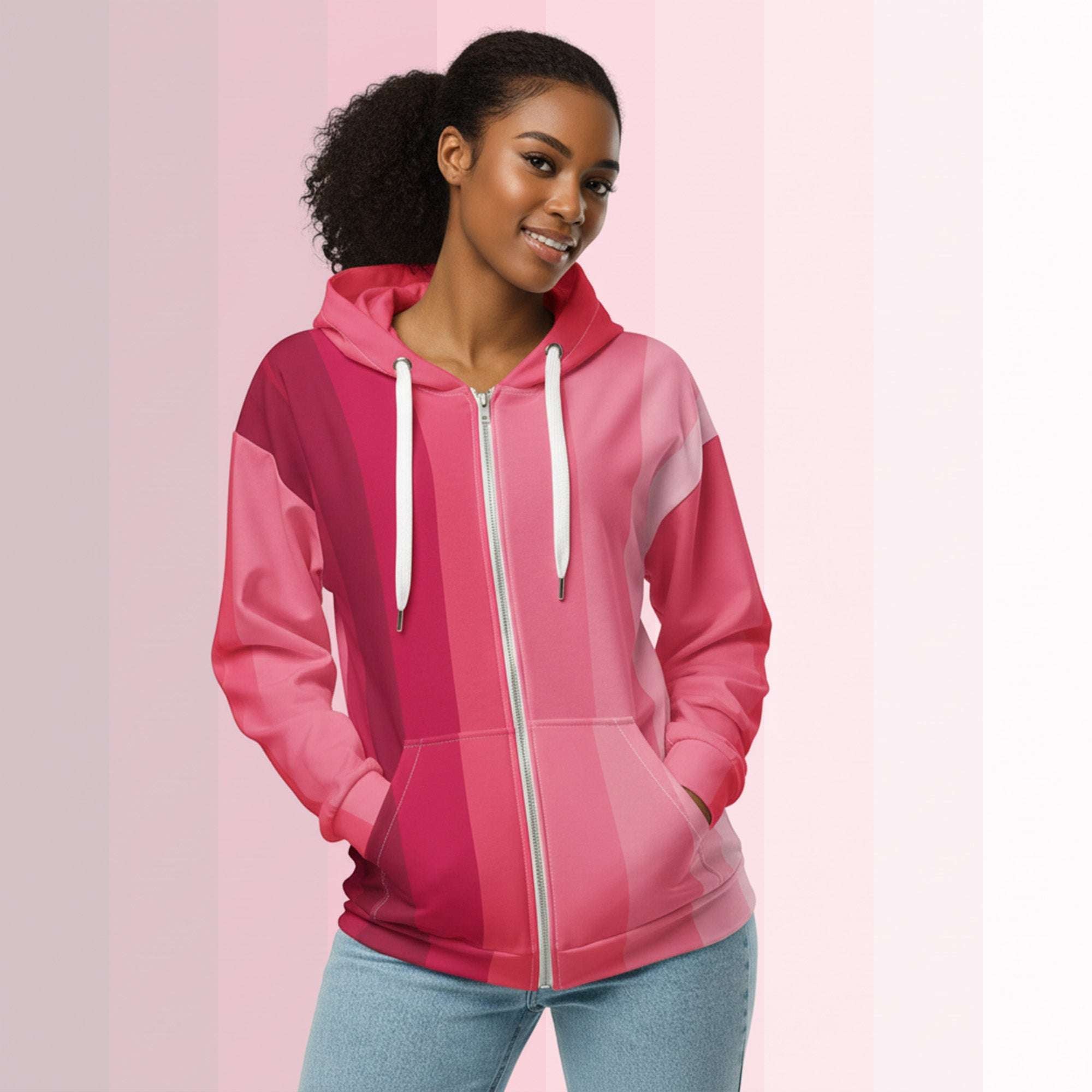 Women's Palette Strip Hoodie (No.06)