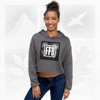 Women’s FrameEdge Crop Hoodie (No.03)