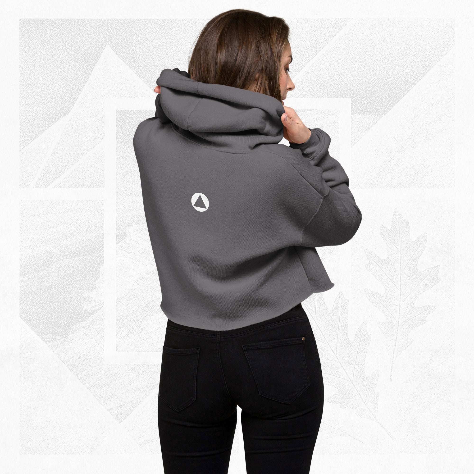 Women’s FrameEdge Crop Hoodie (No.10)