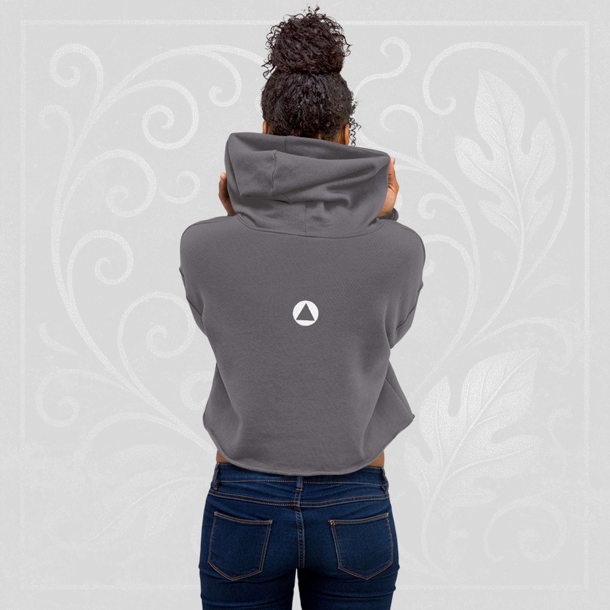 Women’s FrameEdge Crop Hoodie (No.12)