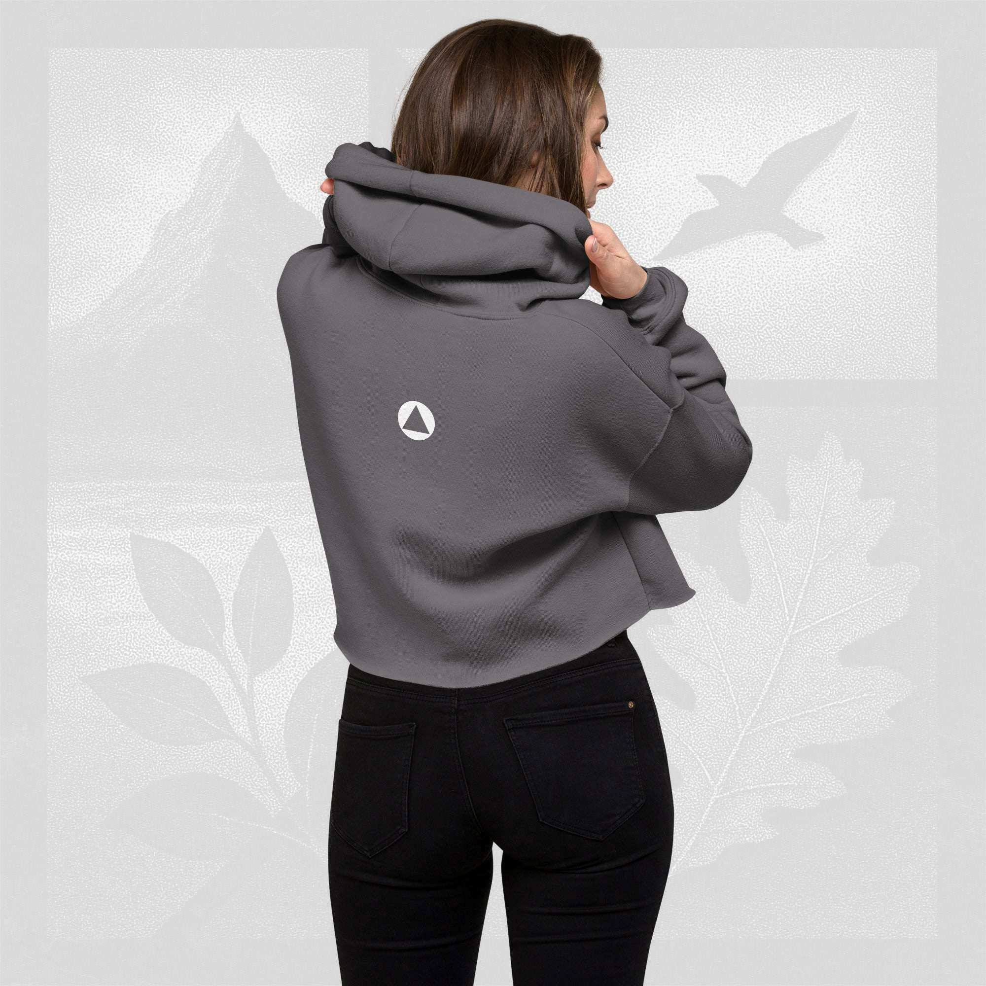 Women’s FrameEdge Crop Hoodie (No.13)
