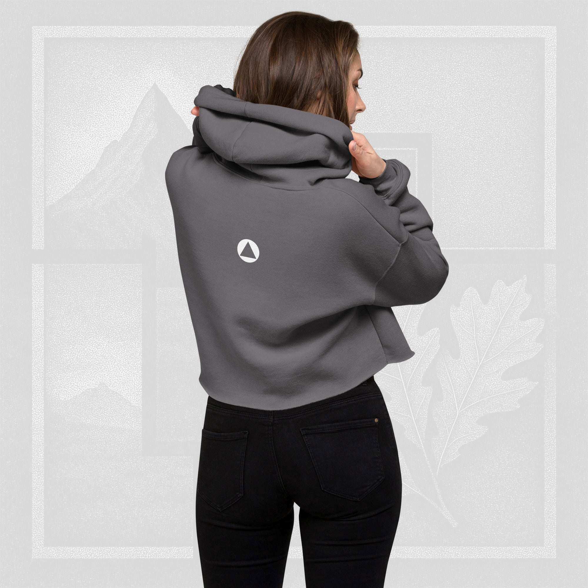 Women’s FrameEdge Crop Hoodie (No.16)