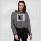 Women’s FrameEdge Crop Hoodie (No.16)