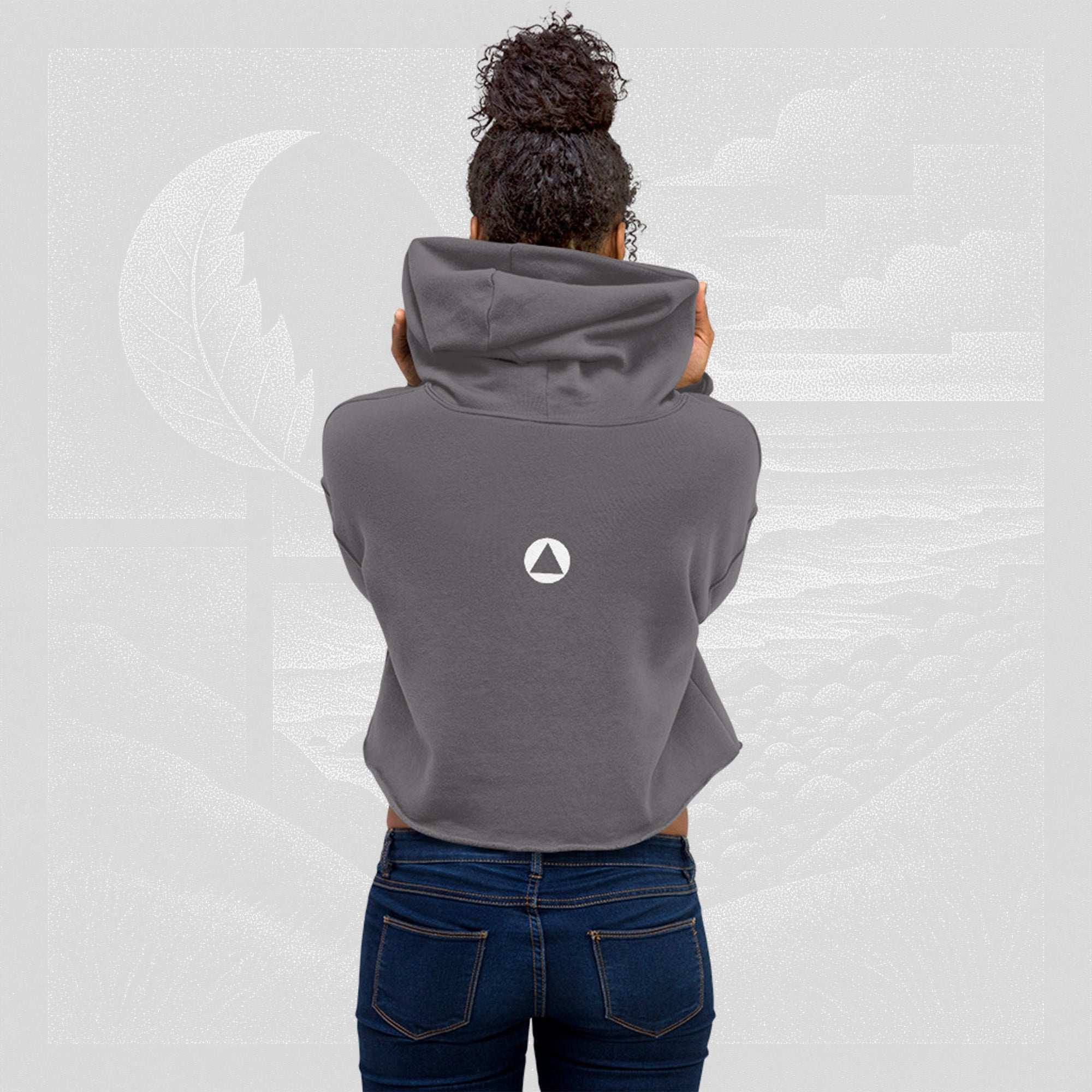 Women’s FrameEdge Crop Hoodie (No.18)