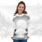 Women's Watercolour-Print Muse Hoodie (No.07)