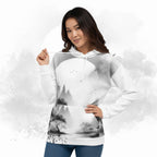 Women's Watercolour-Print Muse Hoodie (No.08)