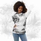 Women's Watercolour-Print Muse Hoodie (No.10)