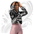 Women's ICN Cropped Windbreaker Print (No.04)