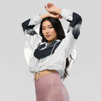 Women's ICN Cropped Windbreaker Print (No.08)