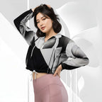 Women's ICN Cropped Windbreaker Print (No.12)