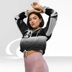 Women's ICN Cropped Windbreaker Print (No.16)