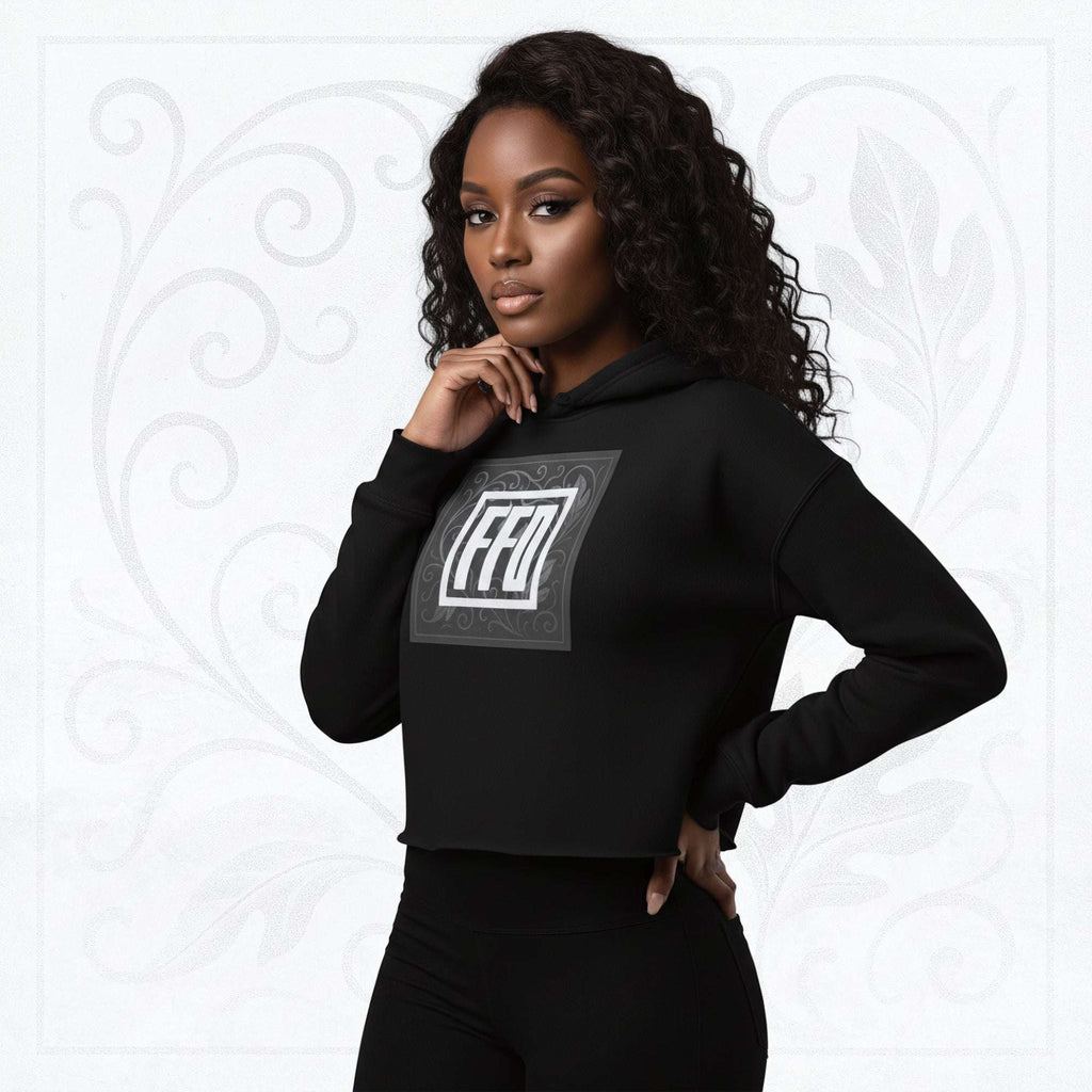 Women’s FrameEdge Crop Hoodie (No.02)