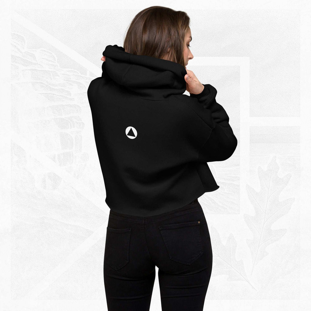 Women’s FrameEdge Crop Hoodie (No.07)