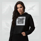 Women’s FrameEdge Crop Hoodie (No.13)
