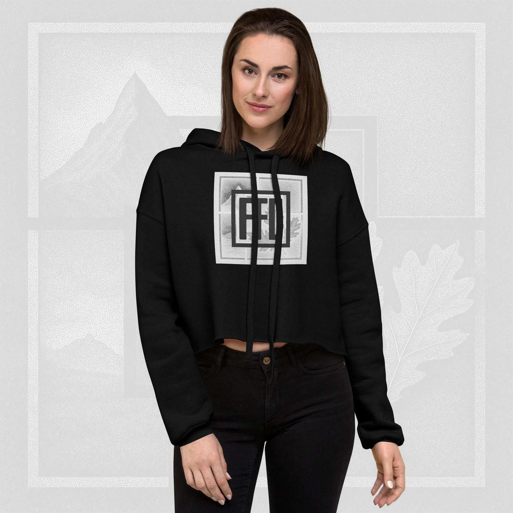 Women’s FrameEdge Crop Hoodie (No.16)