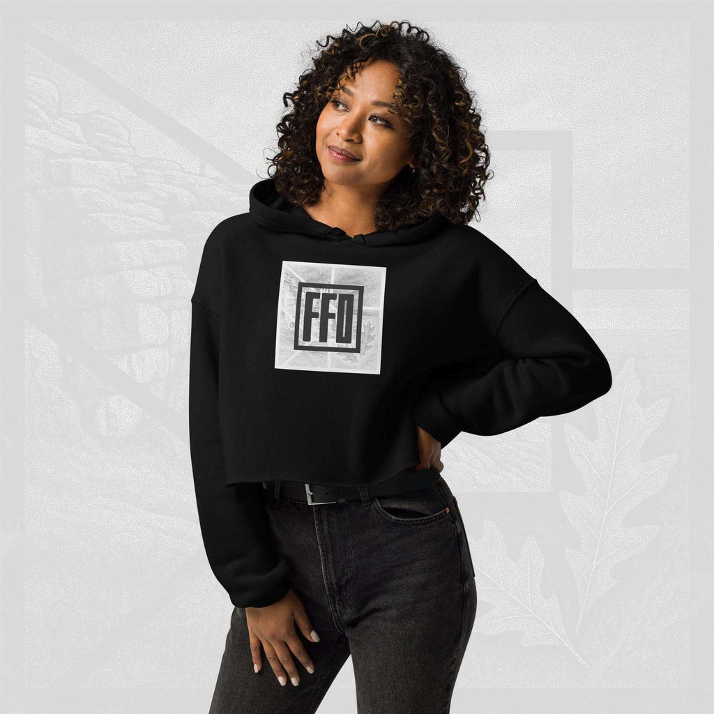 Women’s FrameEdge Crop Hoodie (No.17)