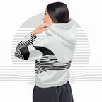 Women's ICN Cropped Windbreaker Print (No.05)