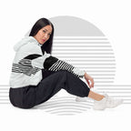 Women's ICN Cropped Windbreaker Print (No.05)