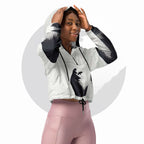 Women's ICN Cropped Windbreaker Print (No.07)