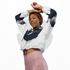 Women's ICN Cropped Windbreaker Print (No.08)