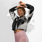 Women's ICN Cropped Windbreaker Print (No.11)