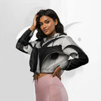 Women's ICN Cropped Windbreaker Print (No.11)
