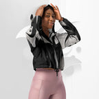 Women's ICN Cropped Windbreaker Print (No.11)