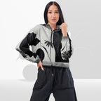 Women's ICN Cropped Windbreaker Print (No.14)