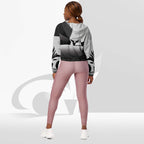 Women's ICN Cropped Windbreaker Print (No.16)