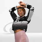 Women's ICN Cropped Windbreaker Print (No.16)